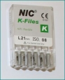 Ni Ti ‘K’ files NIC brand $8.90